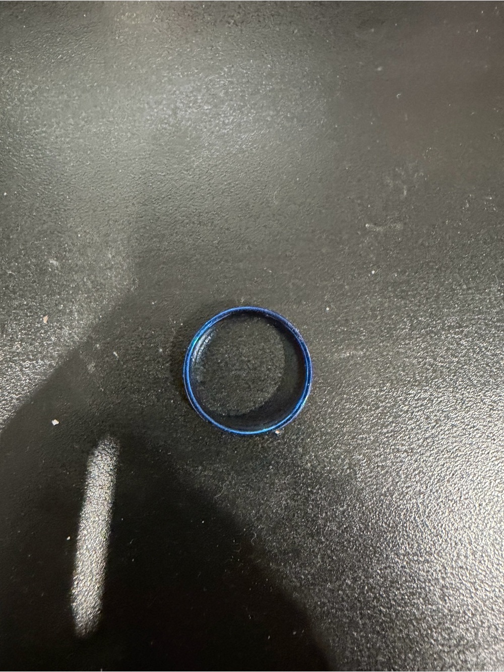 Blue Metallic Ring Band